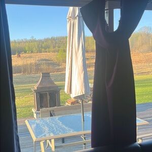 Dynamite Purple Sheath Cocktail Dress Backless